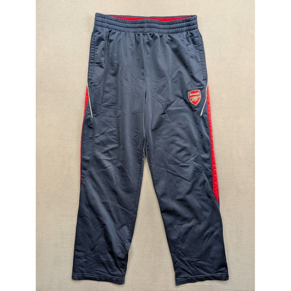 Arsenal Soccer Mens Track Pants Sweatpants Joggers Navy Blue Size Large